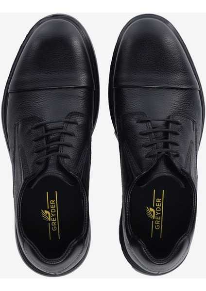 Erkek Siyah Hakiki Deri Oxford Ayakkabı 5K1RA14320 indirimleri