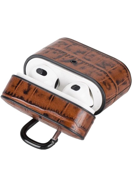 Casquet Apple Airpods 3.nesil Uyumlu Deri Kılıf Yk6 Taba fiyatları
