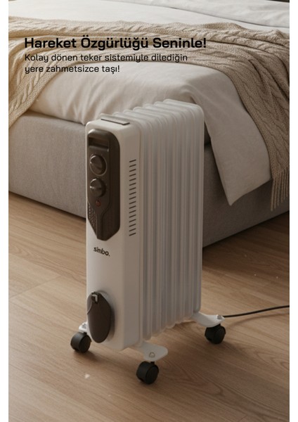 SFH-6937 Yağlı Radyatör-Beyaz