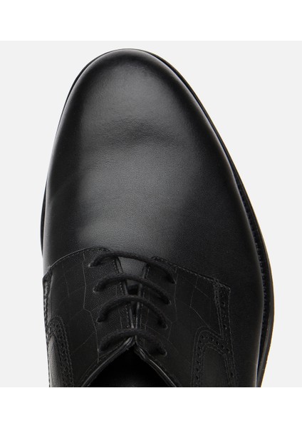 02AYH313810A100 ERKEK Deri Siyah Klasik Ayakkabı indirimleri