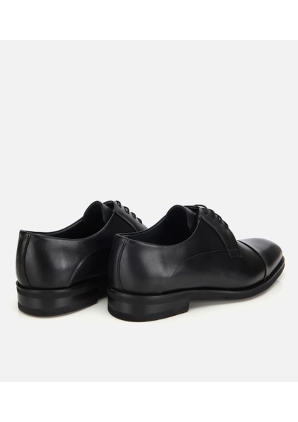 02AYH313820A100 ERKEK Deri Siyah Bağcıklı Klasik Ayakkabı fırsatları