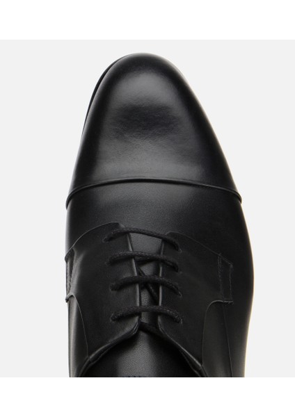 02AYH313820A100 ERKEK Deri Siyah Bağcıklı Klasik Ayakkabı indirimleri