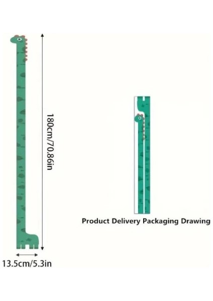 Sevimli Dinozor Boy Ölçüsü Sticker fiyatları