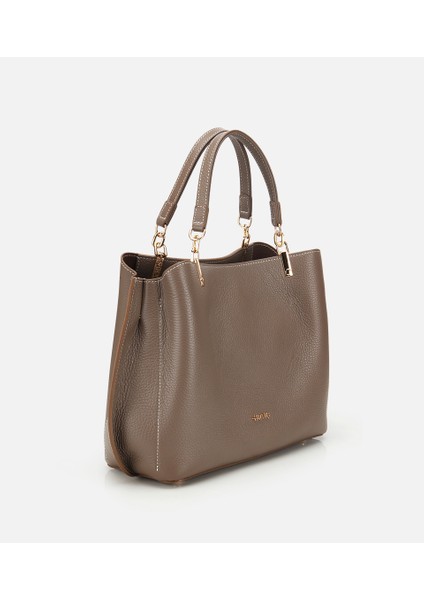 03CAH316700A450 KADIN Deri Vizon Fermuarlı Omuz Çantası fırsatları
