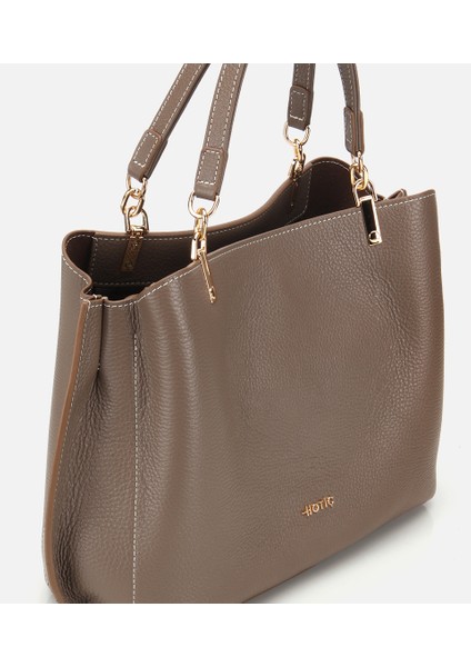 03CAH316700A450 KADIN Deri Vizon Fermuarlı Omuz Çantası indirimleri