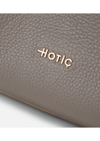 03CAH316700A450 KADIN Deri Vizon Fermuarlı Omuz Çantası