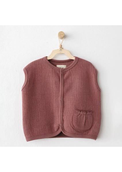 Casual Yelek Dusky Rose