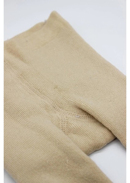 Tekli Kaymaz Mix Havlu Külotlu Çorap 50501 Bej indirimleri