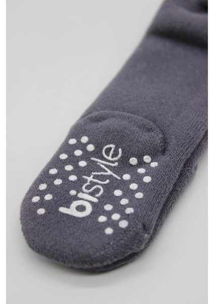 Tekli Kaymaz Mix Havlu Külotlu Çorap 50501 Antrasit modelleri