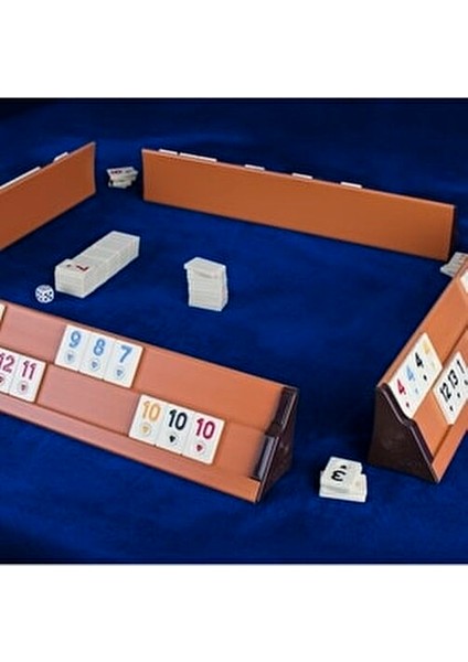 5'li Set Sert Plastik Istaka Okey Takımı Melamin Taşlar ile Eğlenceli Oyun modelleri
