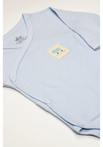 Organic Modal Flying Balloons Kruvaze Uzun Kol Body BS17121 Mavi fırsatları