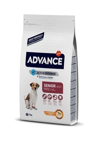 Senior Mini Tavuklu Küçük Irk Yaşlı Köpek Maması 3 kg