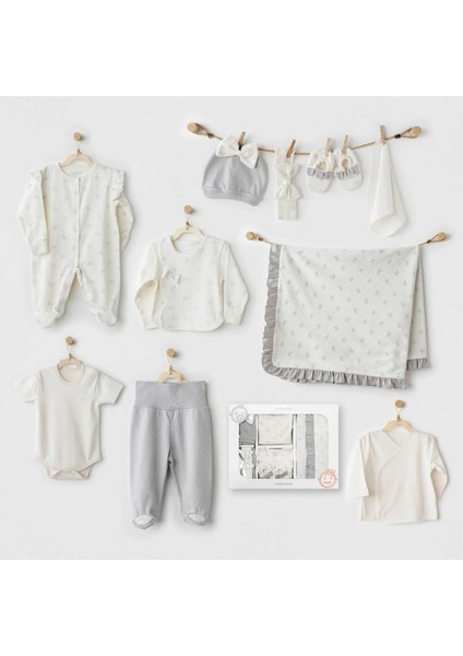 Baby Bow Bliss 10'lu Hastane Çıkışı Ekru