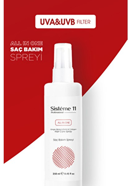 All In One Saç Bakım Spreyi Argan Kokusuyla 250 ml Unisex Kullanıma Uygun indirimleri