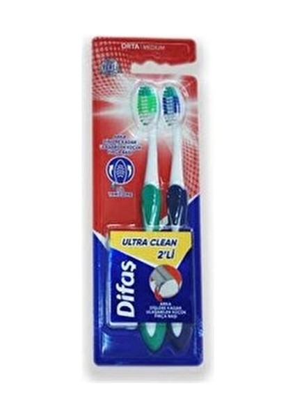 Ultra Clean Yumuşak Diş Fırçası Seti 2'li Orta Boy Temizlik fiyatları