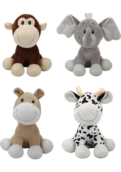 Oturan Peluş Hayvanlar 35 cm 1 Adet Fiyatıdır