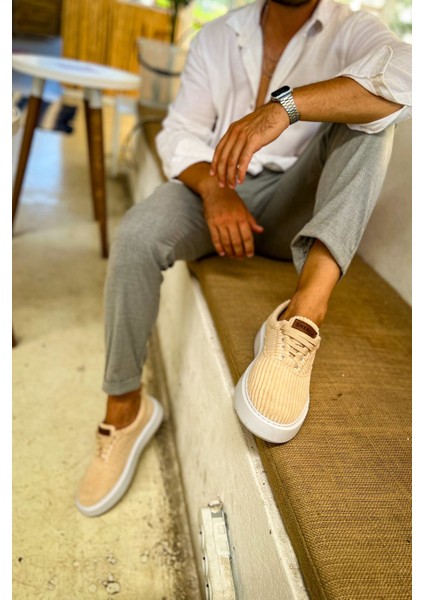 CH173 - Kbt Velluto Erkek Ayakkabı Bej fırsatları