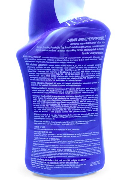 Derz ve Banyo Temizleyici Klasik Sprey 750 ml x16’lı koli indirimleri