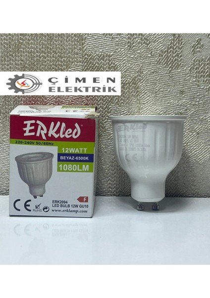 Erkled Erk 2094 GU10 Lensli Ampül 12W 6500K Beyaz Işık modelleri