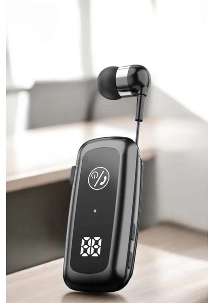 Kablolu Bluetooth Kulaklık Kulak Içi Stereo Mikrofonlu Dijital Göstergeli fırsatları