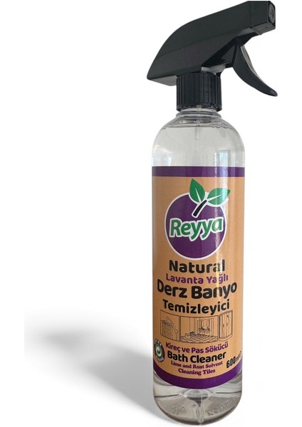 Natural Lavanta Yağlı Derz Banyo Yüzey Temizleyici 600 Ml x 12 Adet