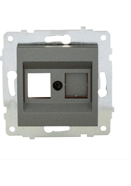 Füme Data Prizi Cat6 Jaksız Çerçevesiz Grano - Priz ve Anahtar Için Uyumlu Çerçeve fiyatları