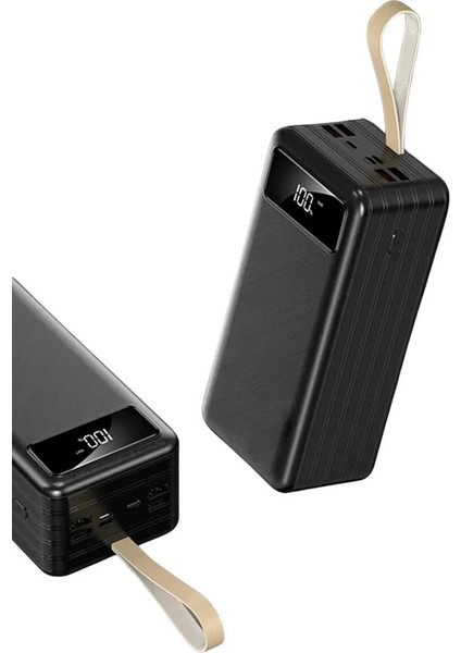Hızlı Şarj 4 Çıkışlı Powerbank 60.000 Mah Taşınabilir Dijital Göstergeli fırsatları