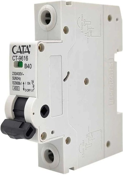 Cata Ct 9616 1X40A 4.5ka B Tipi Otomatik Sigorta fiyatları