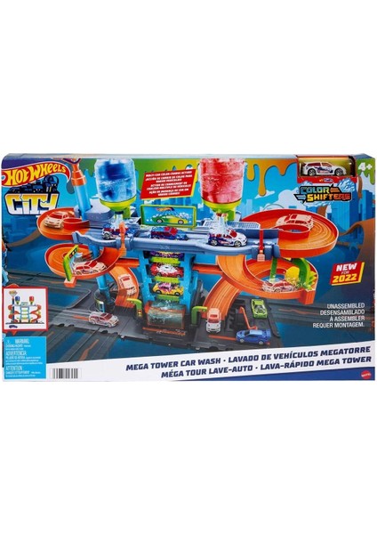 HDP05 Hot Wheels Mega Araba Yıkama Kulesi