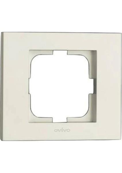 Beyaz Tekli Çerçeve - Priz ve Anahtar Için Uyumlu Çerçeve fiyatları