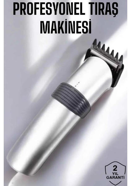 Erkeklere Özel Şarjlı Saç ve Sakal Kesme Tıraş Makinesi Seti