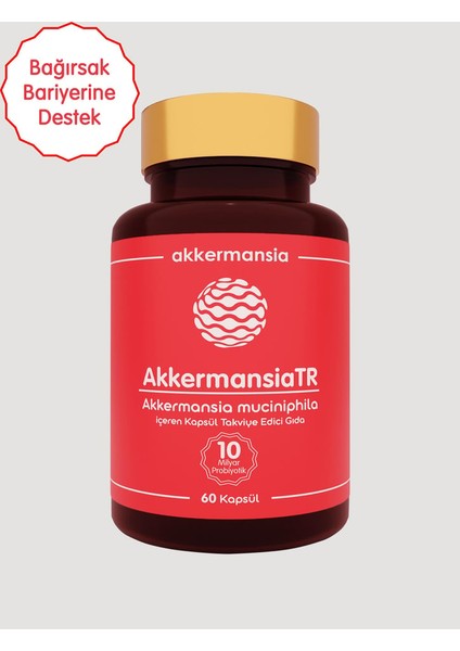 AkkermansiaTR Akkermansia Muciniphila İçeren Takviye Edici Gıda 60 Kapsül indirimleri