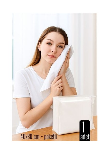 Havlu Kuru Havlu Paketli ve Çok Amaçlı 40X80 cm 1 Adet