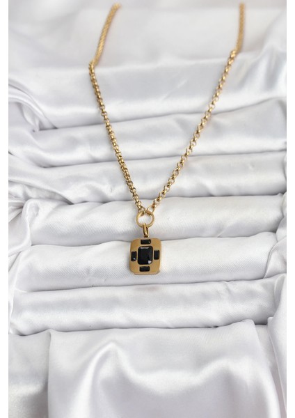 Bfs 316L Çelik Zincir Gold Renk Vintage Model Kadın Kolye fiyatları