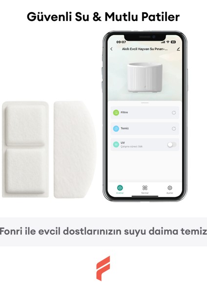 Evcil Hayvan Akıllı Su Kabı Filtresi 4'lü Set fiyatları