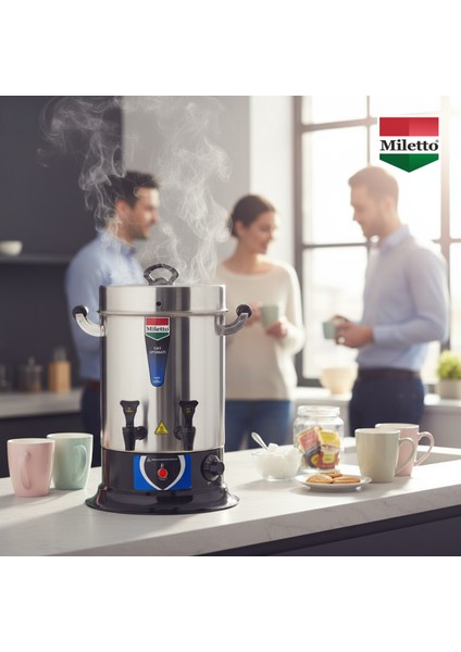 80 Bardak Profesyonel Sanayi Tipi Paslanmaz Çelik Çay Makinesi 9 Lt MR22 fiyatları