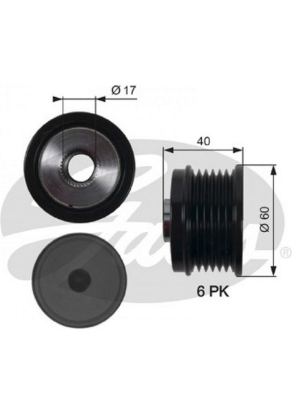 Mtxdpn Alternatör Kasnaği Rulmanli Egea 1.6 Mtj 2020
