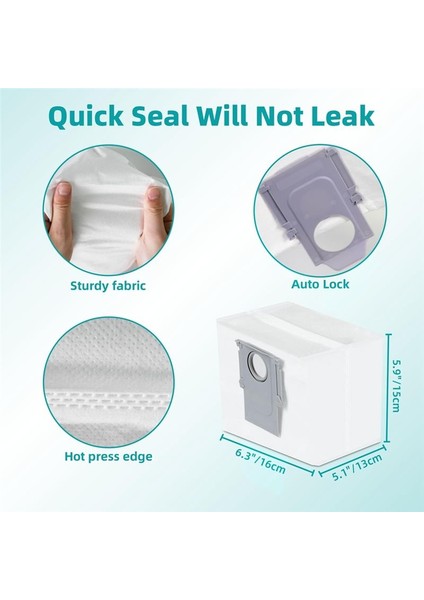 Roborock S8+/s8 Pro Ultra Vakumlu Otomatik Boşaltma Yuvası Için Toz Torbaları (Yurt Dışından) fırsatları