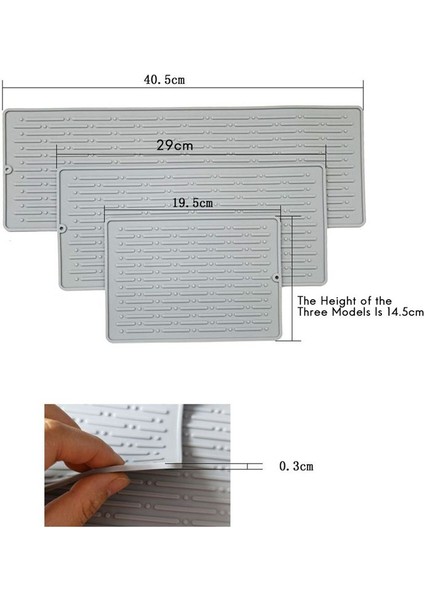 Silikon Kare Yemek Kurutma Mat Tahliye Pedi Su Filtre Masa Placemat Mutfak Isıya Dayanıklı Koruma Dayanıklı A (Yurt Dışından) fiyatları