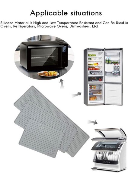 Silikon Kare Yemek Kurutma Mat Tahliye Pedi Su Filtre Masa Placemat Mutfak Isıya Dayanıklı Koruma Dayanıklı A (Yurt Dışından) fırsatları