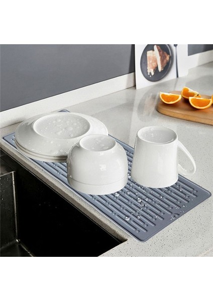 Silikon Kare Yemek Kurutma Mat Tahliye Pedi Su Filtre Masa Placemat Mutfak Isıya Dayanıklı Koruma Dayanıklı A (Yurt Dışından) indirimleri
