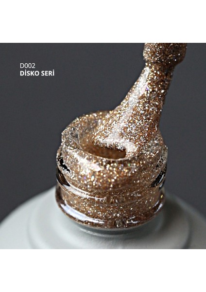 Disko Kalıcı Oje D002 Altın 10ml, Reflective Flash Gel Polish fiyatları