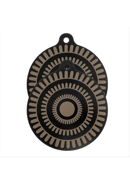 Termokromik Silikon Indüksiyon Ocak Koruyucusu Mat Indüksiyon Ocak Için Silikon Mat Tezgah Koruma 2pcs (Yurt Dışından)