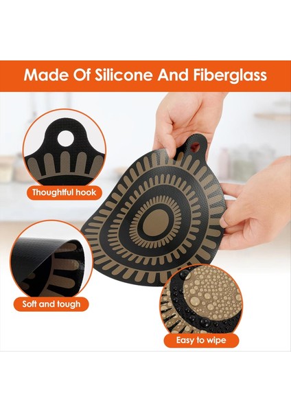 Termokromik Silikon Indüksiyon Ocak Koruyucusu Mat Indüksiyon Ocak Için Silikon Mat Tezgah Koruma 2pcs (Yurt Dışından) indirimleri