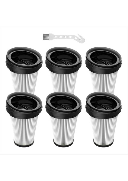 Grundig VCH9829 VCH9832 Için 6'lı Yedek Filtre Paketi (Yurt Dışından)