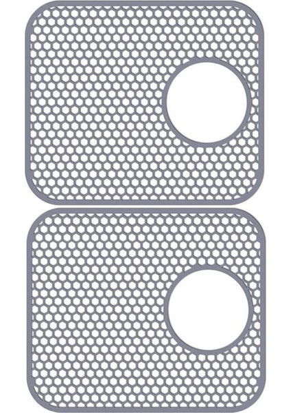 Silikon Lavabo Mat 2 Paket Lavabo Koruyucuları Arka Drenajlı Mutfak Lavabosu Için Kaymaz Isıya Dayanıklı Lavabo Matını Katlamak (Yurt Dışından) fırsatları