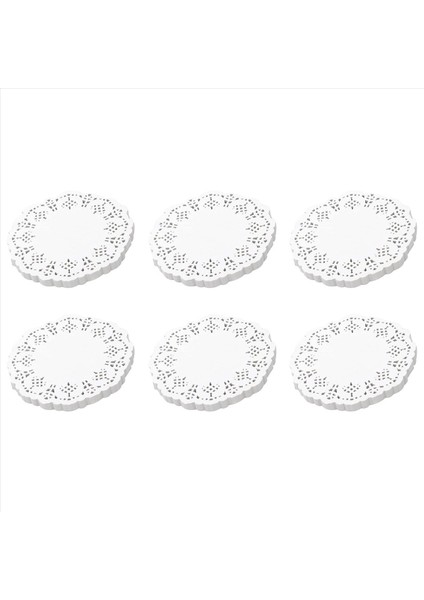 Dantel Doilies Kağıt 600 Adet 4 5 Inç Dekoratif Yuvarlak Placematlar Kek Için Astarlar Tatlılar Pişmiş Sofra Ekran (Yurt Dışından)