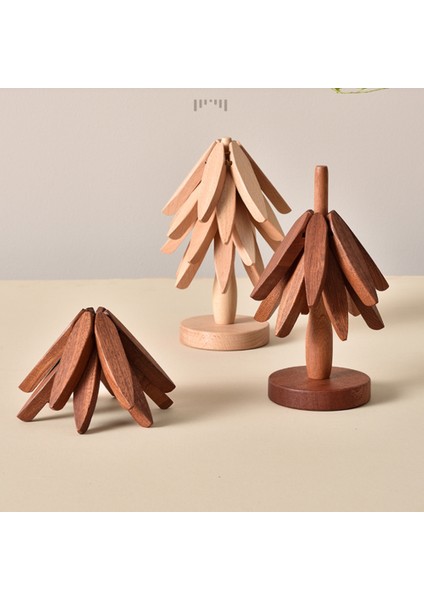 2 Set Ahşap Ağaç Bardak Altlıkları Ahşap Yalıtım Paspası Istiflenebilir Ağaç Bardak Altlıkları 4 Ahşap Trivet Coaster (Yurt Dışından) fırsatları