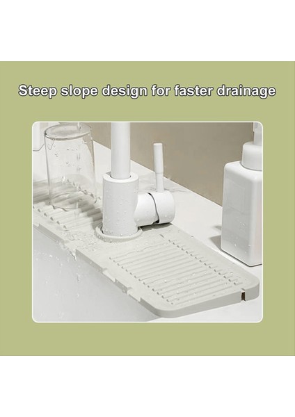 Mutfak Lavabo Musluk Paspası Mutfak Lavabo Sıçrama Drenaj Mat Hızlı Kuru Lavabo Tepsisi Lavabo Koruyucu Lavabo Musluk Paspas (Yurt Dışından) modelleri