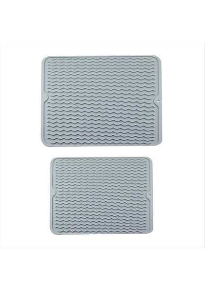 Silikon Bulma Kurutma Mat-2 Paket Slip Silikon Mat Kolay Temiz Kurutma Mat Isı Dayanıklı Bulucu Mat (Yurt Dışından)
